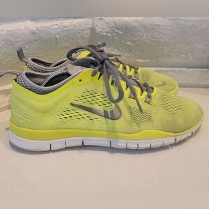 Nike Womens Free 5.0 TR Fit 4 629496-700 Yellow Running Shoes Sneakers Size 8